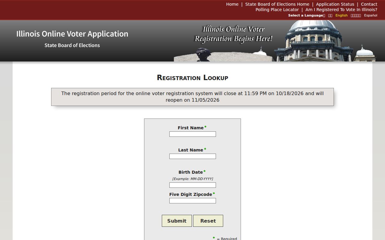 Waukegan residents directory Illinois voter registration lookup