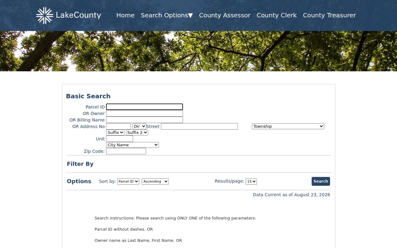 Waukegan street directory Lake County address search